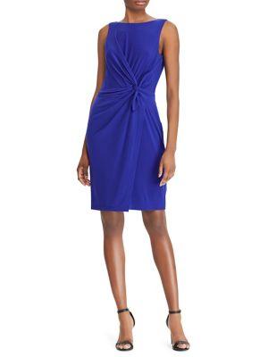 Lauren Ralph Lauren Twist-front Jersey Dress