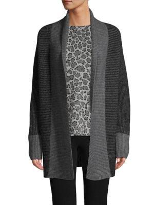 Ply Cashmere Ribbed Cashmere Cardigan