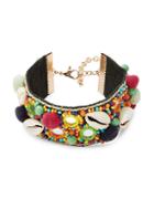 Design Lab Lord & Taylor Shell And Beaded Bracelet