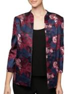 Alex Evenings Printed Jacket And Solid Tank Twinset