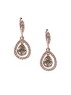 Givenchy Rose Goldtone Orbital Drop Earrings