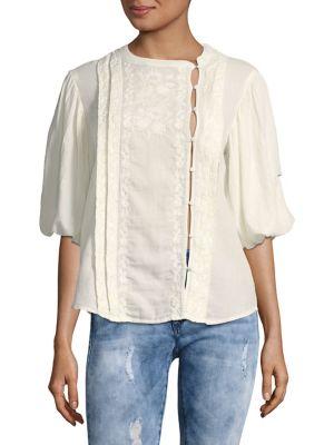 Free People Sweet Romance Cotton Top