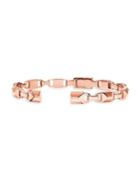 Michael Kors Mercer Link 14k Rose Gold-plated Cuff Bracelet