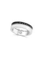 Effy Gento Black Sapphire And Sterling Silver Band Ring