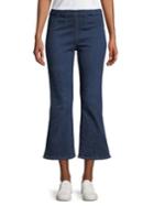 Free People High-waisted Pull-on Cropped Jeans