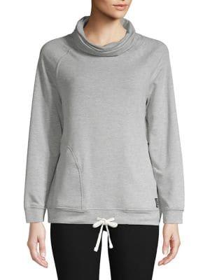 Sam Edelman Funnelneck Drawstring-hem Sweatshirt