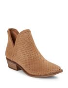 Lucky Brand Kambry Perforated Leather Ankle Boots