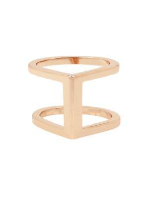 Bcbgeneration Future Femme Geometric Double Row Ring