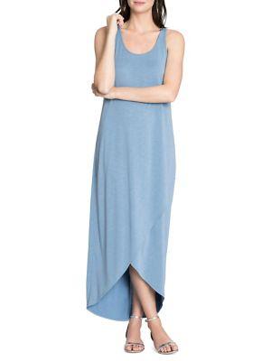 Nic+zoe Boardwalk Washed Hi-lo Maxi Dress