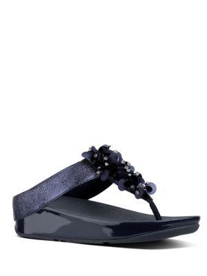 Fitflop Boogaloo Tm Embellished Leather Sandals