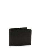 Perry Ellis Pebbled Leather Bi-fold Wallet With Keychain