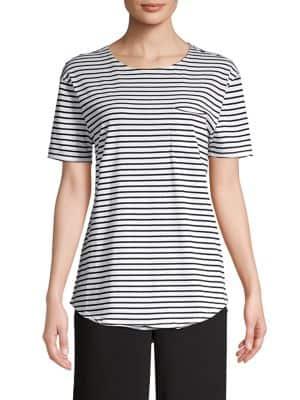 Core Life Striped Crewneck Tee