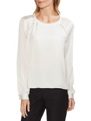 Vince Camuto Daybreak Bubble-sleeve Blouse