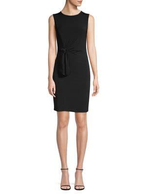 Michael Michael Kors Petite Knotted Waist Sheath Dress