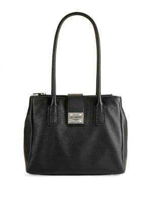 Karl Lagerfeld Paris Textured Vegan Leather Tote