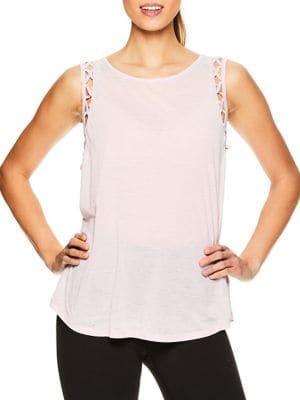 Gaiam Eden Cut-out Tank Top
