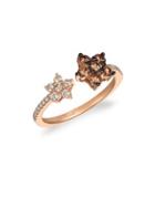 Le Vian Strawberry & Nude Diamond, Chocolate Diamond And 14k Rose Gold Ring