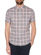 Original Penguin Electric Dobby Check Short-sleeve Shirt