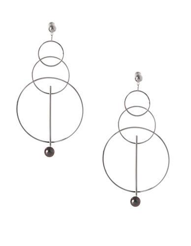 Bcbgeneration Pearl Group Faux Pearl Triple Circle Drop Earrings