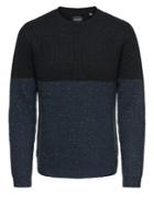 Only And Sons Colorblock Roundneck Pullover