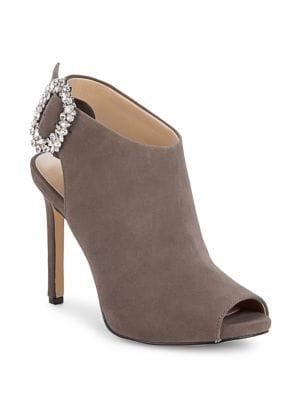 Karl Lagerfeld Paris Kimber Embellished Suede Pumps