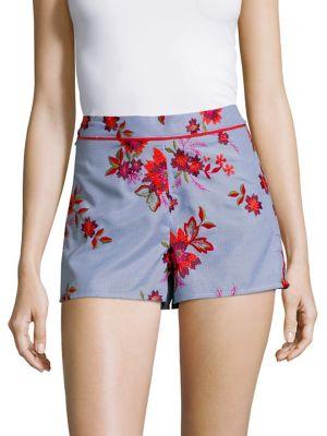Josie Floral Cotton Shorts