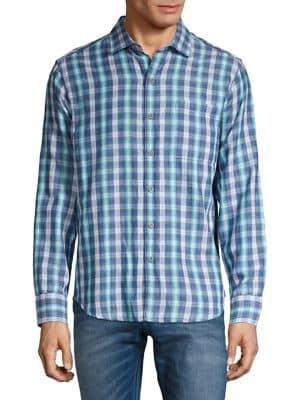 Tommy Bahama Azul Del Mar Plaid Button-down Shirt