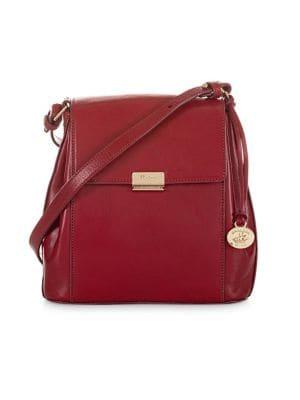 Brahmin Lava Topsail Margo Leather Crossbody Bag