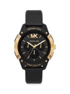 Michael Kors Ryder Pave Silicone-strap Multifunction Watch