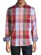 Tommy Bahama Heredia Plaid Long Sleeve Flannel Shirt