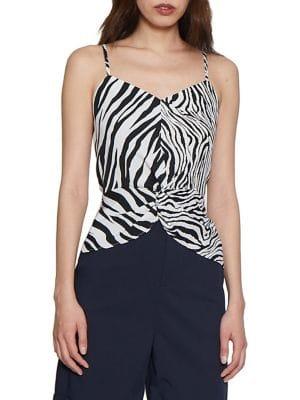 Walter Baker Zebra-print Top