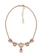 Marchesa Rose Goldtone Pendant Necklace