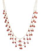 Anne Klein Crystal Three-layer Necklace