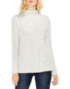 Two By Vince Camuto Novelty Cable Long-sleeve Mockneck Sweater