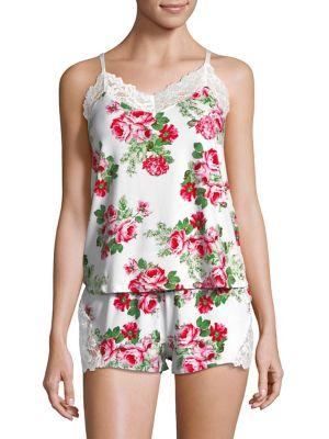 Flora By Flora Nikrooz Two-piece Floral Cami Set