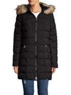 Laundry By Shelli Segal Faux Fur-trimmed Jacket