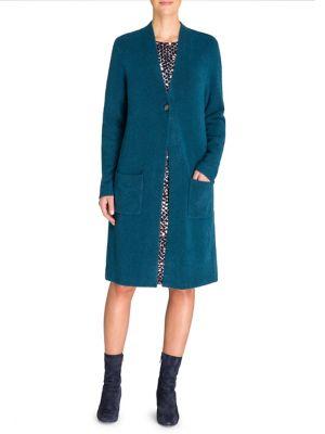 Olsen Textured Long Cardigan