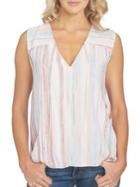 1.state Sleeveless Front Tie Blouse