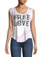 Chaser Free Love Cotton Tank Top