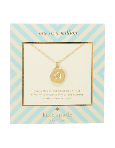 Kate Spade New York One In A Million Letter Q Pendant Necklace