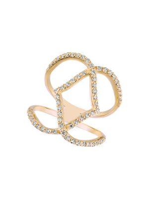Morris & David 14k Yellow Gold & 0.6 Tcw Diamond Ring