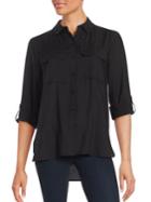 Vince Camuto Button-front Utility Shirt