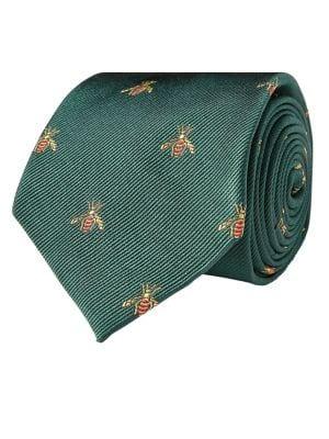Lauren Ralph Lauren Bee Jacquard Silk Tie