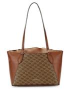 Karl Lagerfeld Paris Monogram Leather Tote Bag