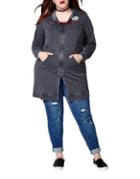 Mblm By Tess Holliday Heather Hoodie Sweater