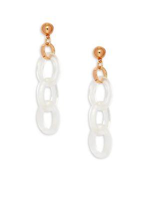 Design Lab Lord & Taylor Molded Link Earrings