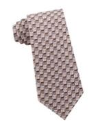 Michael Kors Geometric-print Twill Silk Tie