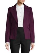 Calvin Klein Scuba Crepe Lapel Jacket