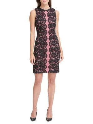 Tommy Hilfiger Floral Park Lace Sheath Dress