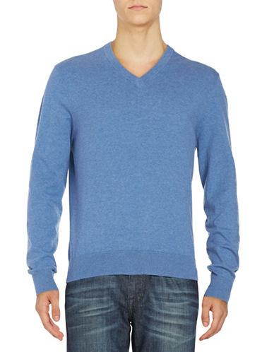 Baffin Cashmere-blend V-neck Sweater